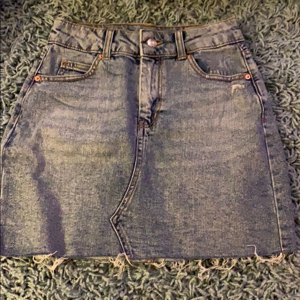 jean skirt